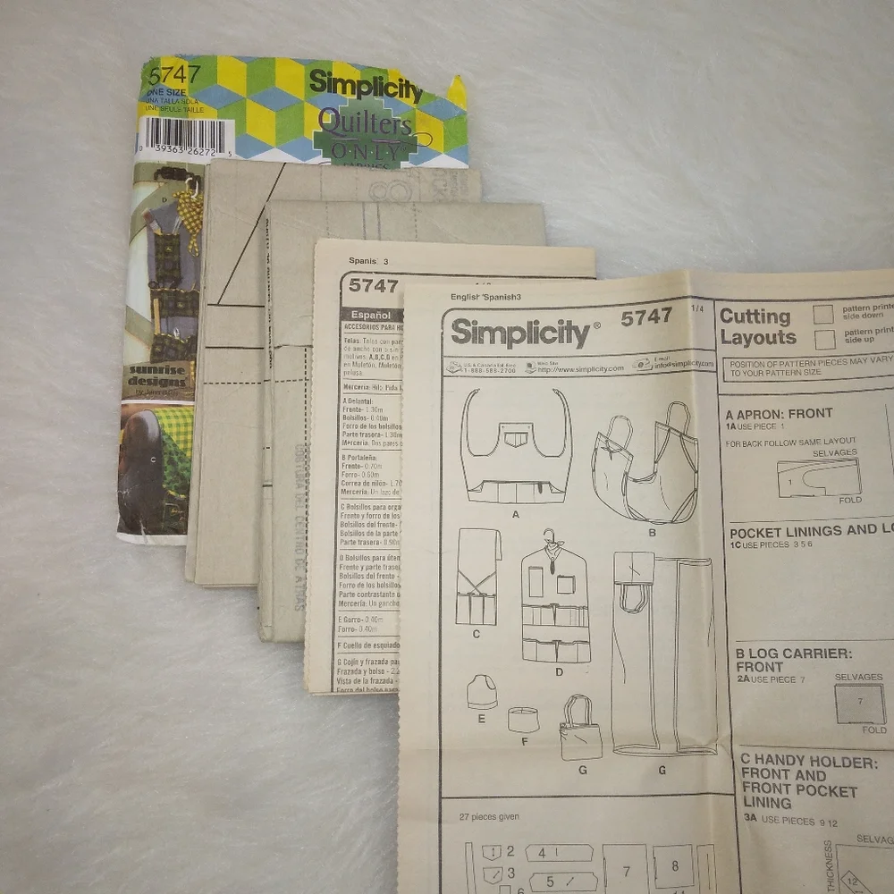 SIMPLICITY 5747 Accessories for Men and more